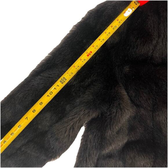 Vintage Made In USA Faux Fur Brown/Black Coat Women’s M/L - Picture 8 of 8